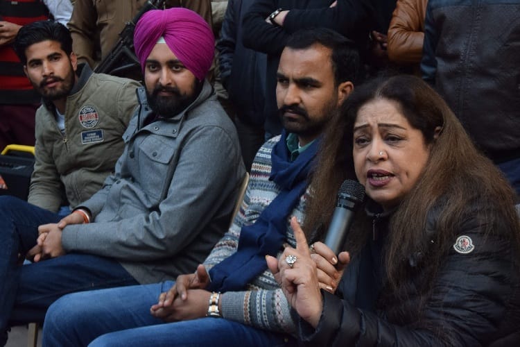 Coffee with Chandigarh MP Kirron Kher in Punjab University Chandigarh