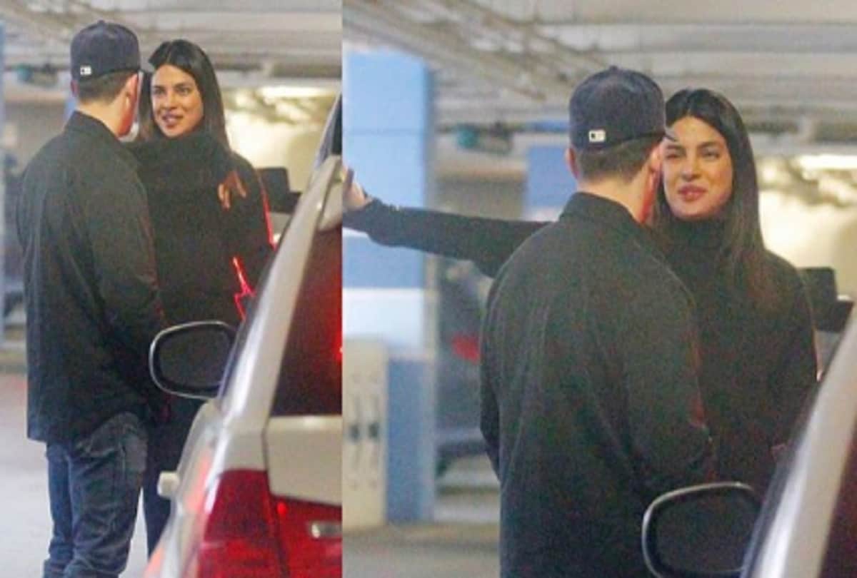 Priyanka Chopra Nick Jonas passionate kiss picture in Car Parking viral on social media