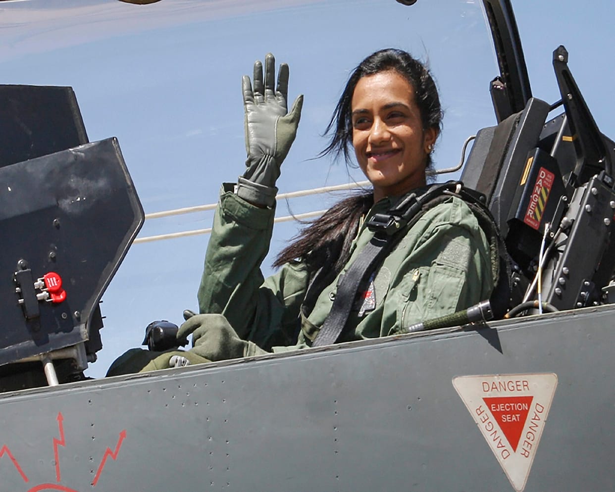 Star badminton player PV Sindhu became first woman to co-pilot tejas