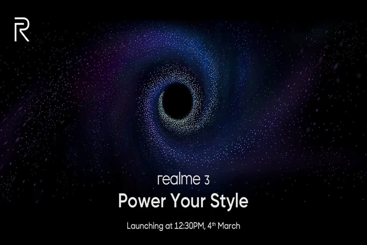 Realme 3 set to launch in India on March 4th, know price and specifications