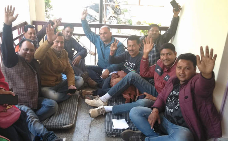 वर्क ऑर्डर जारी करने को लेकर हुई गहमागहमी