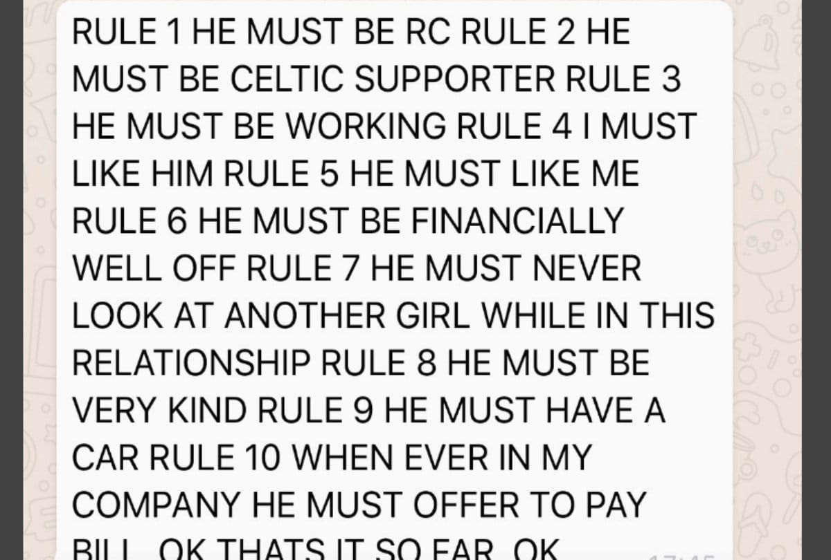 whatsapp message viral of grandfather for boyfriend