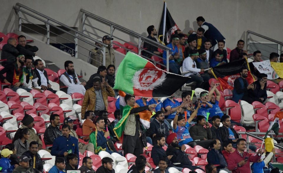 ire vs afg t20 in dehradun Afghanistan fans make painting for india pakistan peace