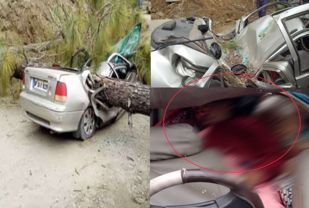 Horrible car accident two women death during going for marriage in champawat