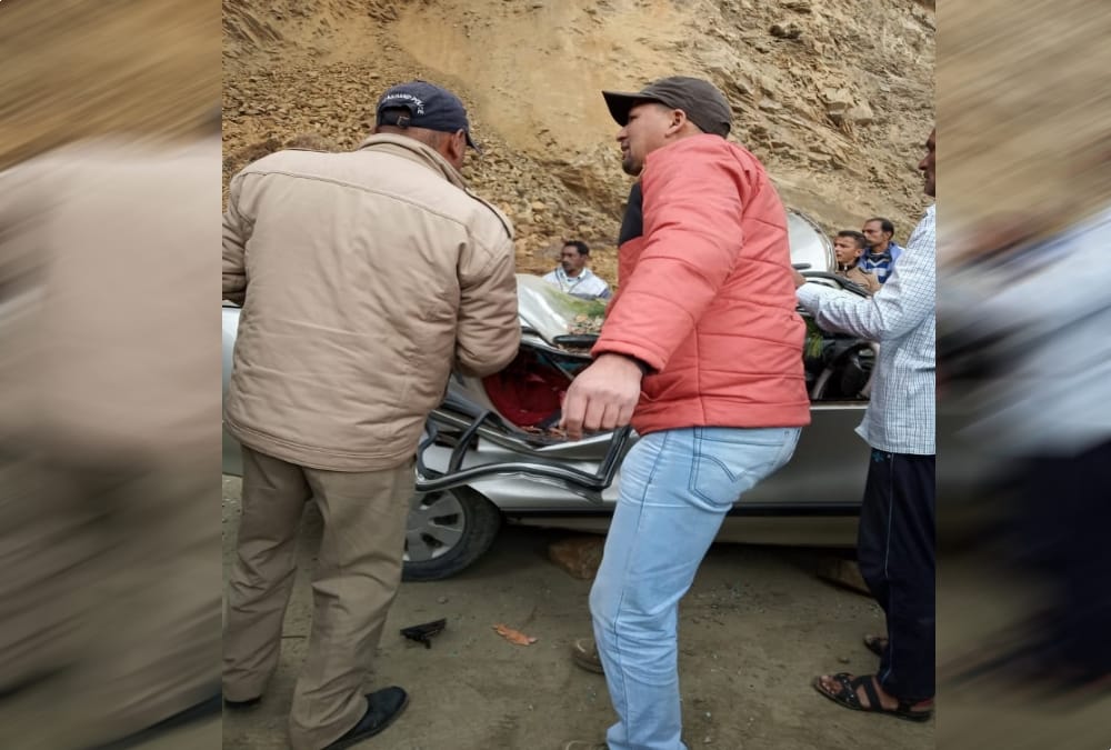 Horrible car accident two women death during going for marriage in champawat