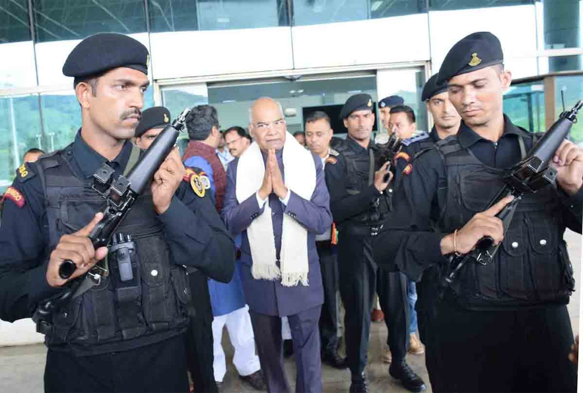 security of president ram nath kovind in kanpur