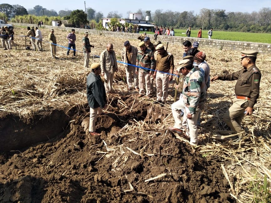 Elephant bones found in Excavation of farmer field after five years in nainital