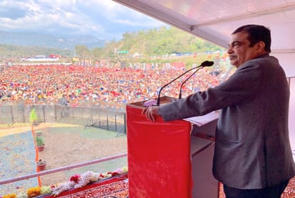 union minister nitin gadkari announcements for himachal during kangra tour