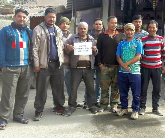Dealers protested against DDA's protest