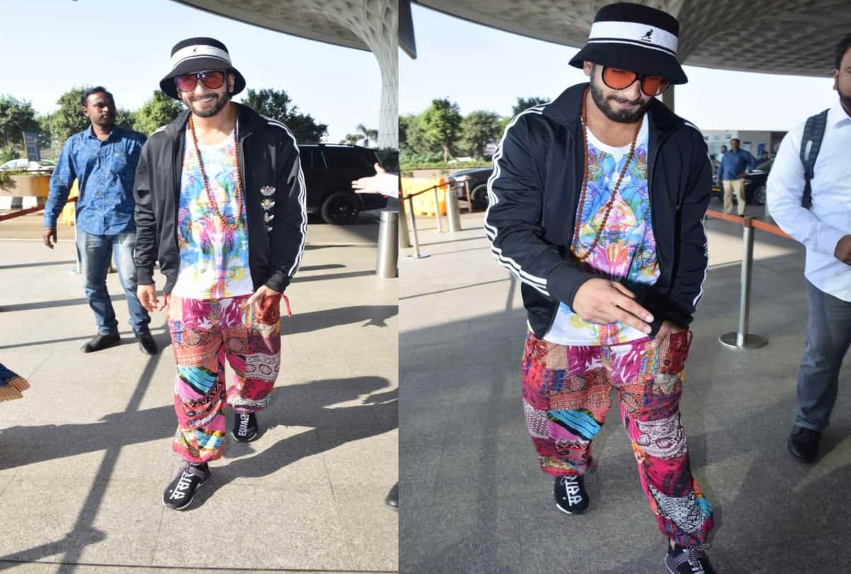 Ranveer Singh loud airport look viral on social media