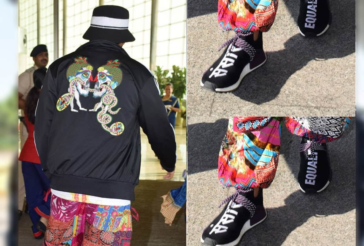 Ranveer Singh loud airport look viral on social media