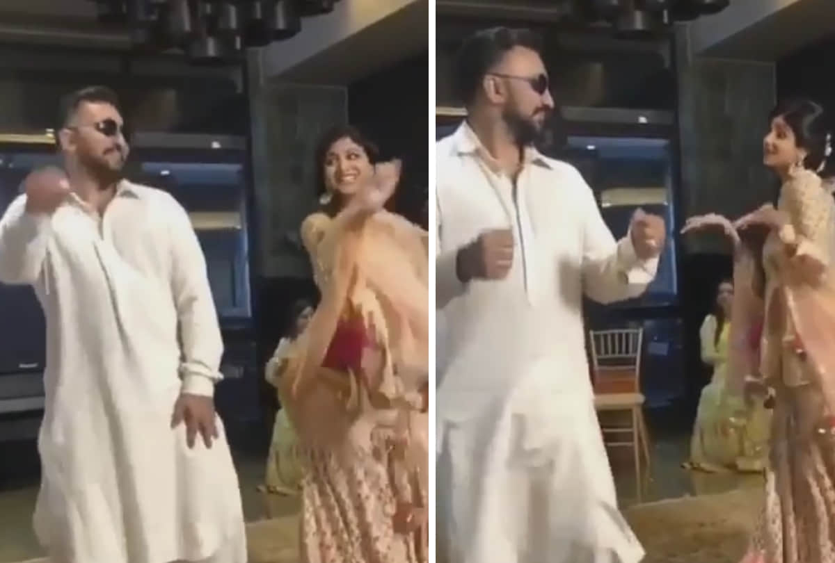 shilpa shetty and raj kundra dance at sister in law mehndi ceremony