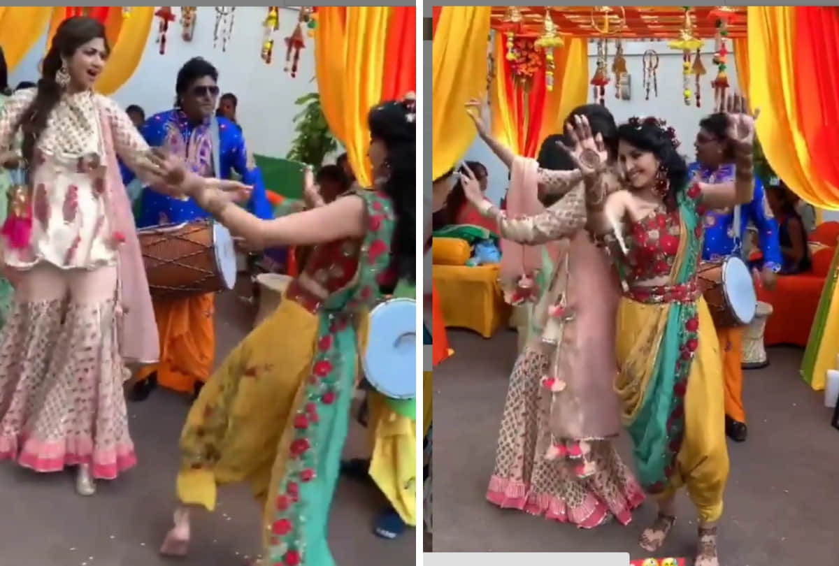 shilpa shetty and raj kundra dance at sister in law mehndi ceremony