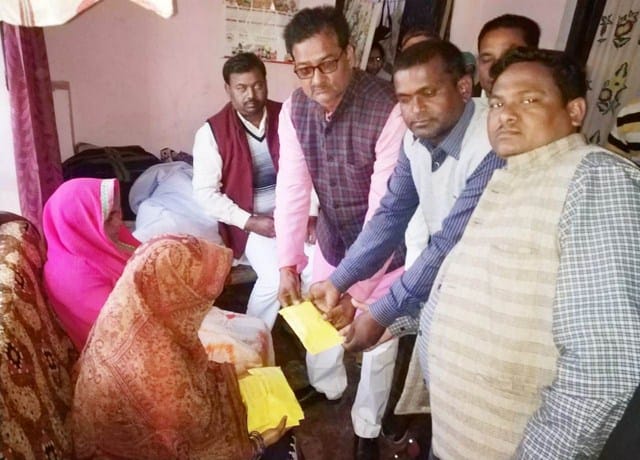 Teachers Association gave assistance of six lakh to martyred wife
