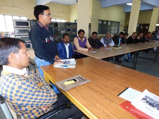 Three-three teachers of each block trained