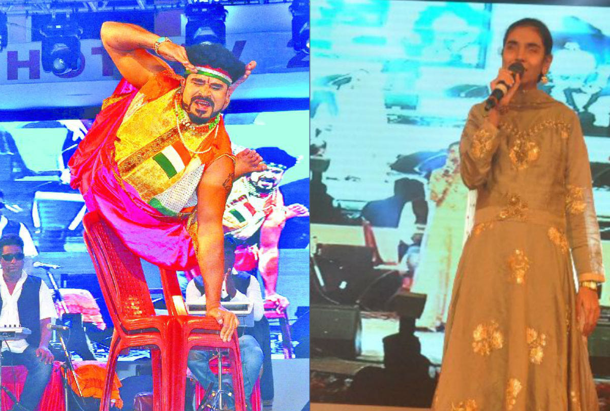 Divyang artists pay tribute to martyrs in Taj Mahotsav
