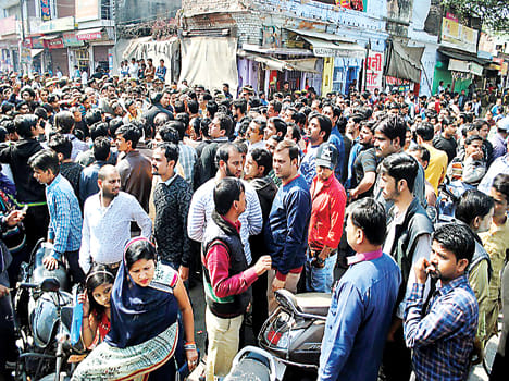 Anger blamed on the murder of Saraf-son