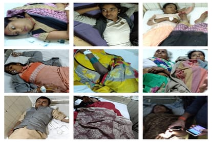 28 injured and four serious due to an Electric wire shock accident in Hawan Programme at Basti