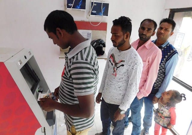 No security at most ATMs in the city, privacy is also broken
