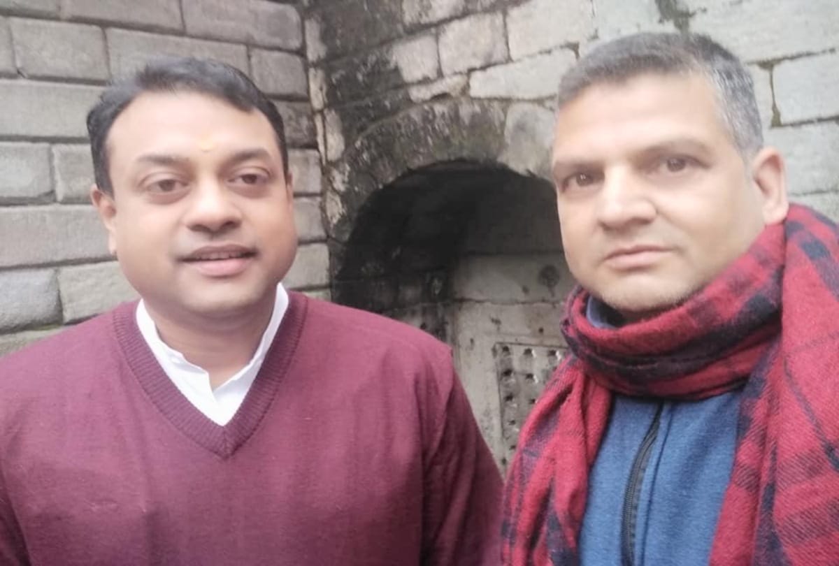 bjp national spokesperson Sambit Patra suddenly reached mandi himachal