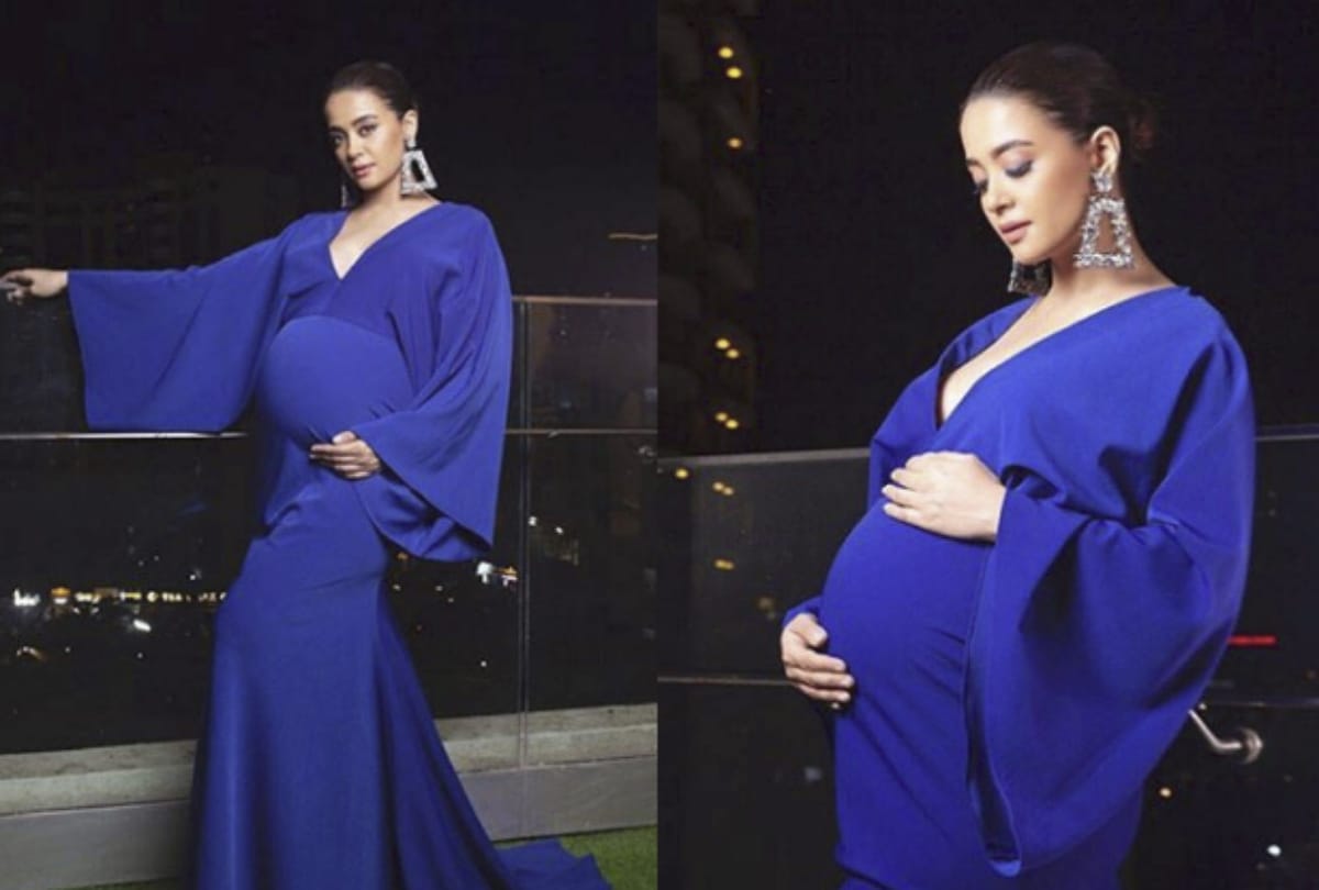 surveen chawla gives birth a baby girl recently
