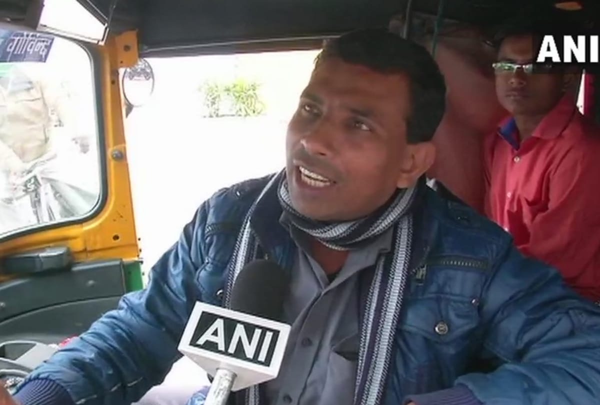 An auto driver Manoj offered free rides in celebration of Indian strikes on in Balakot