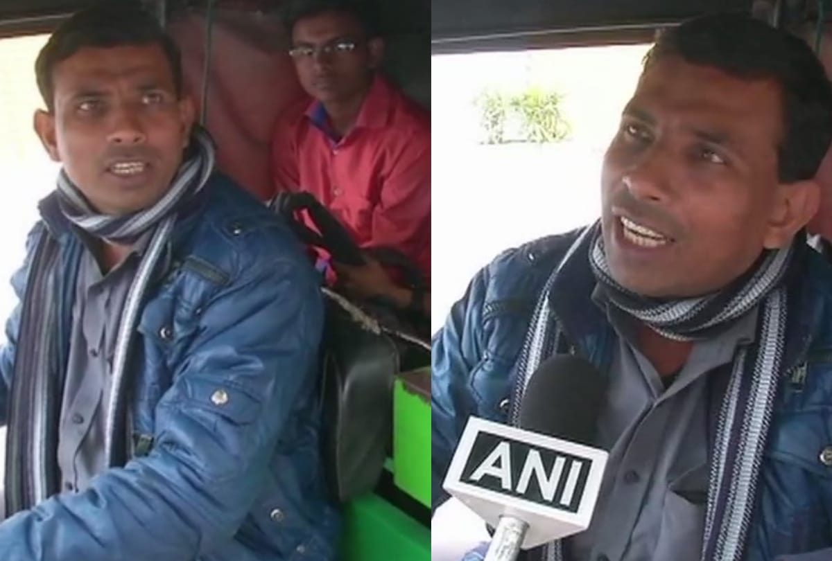 An auto driver Manoj offered free rides in celebration of Indian strikes on in Balakot
