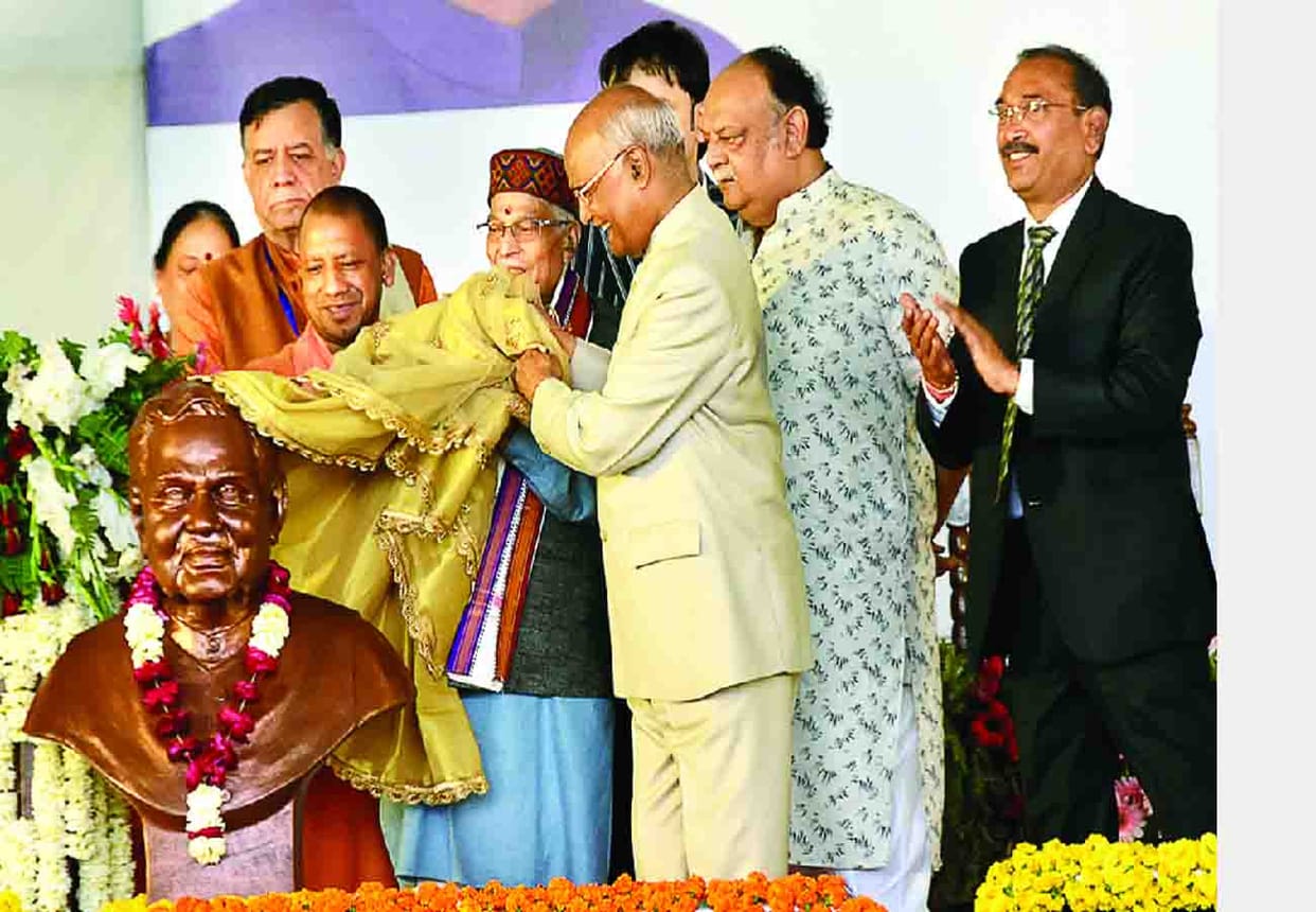 Unveiling the statue of Atal ji, President said, good time has passed quickly