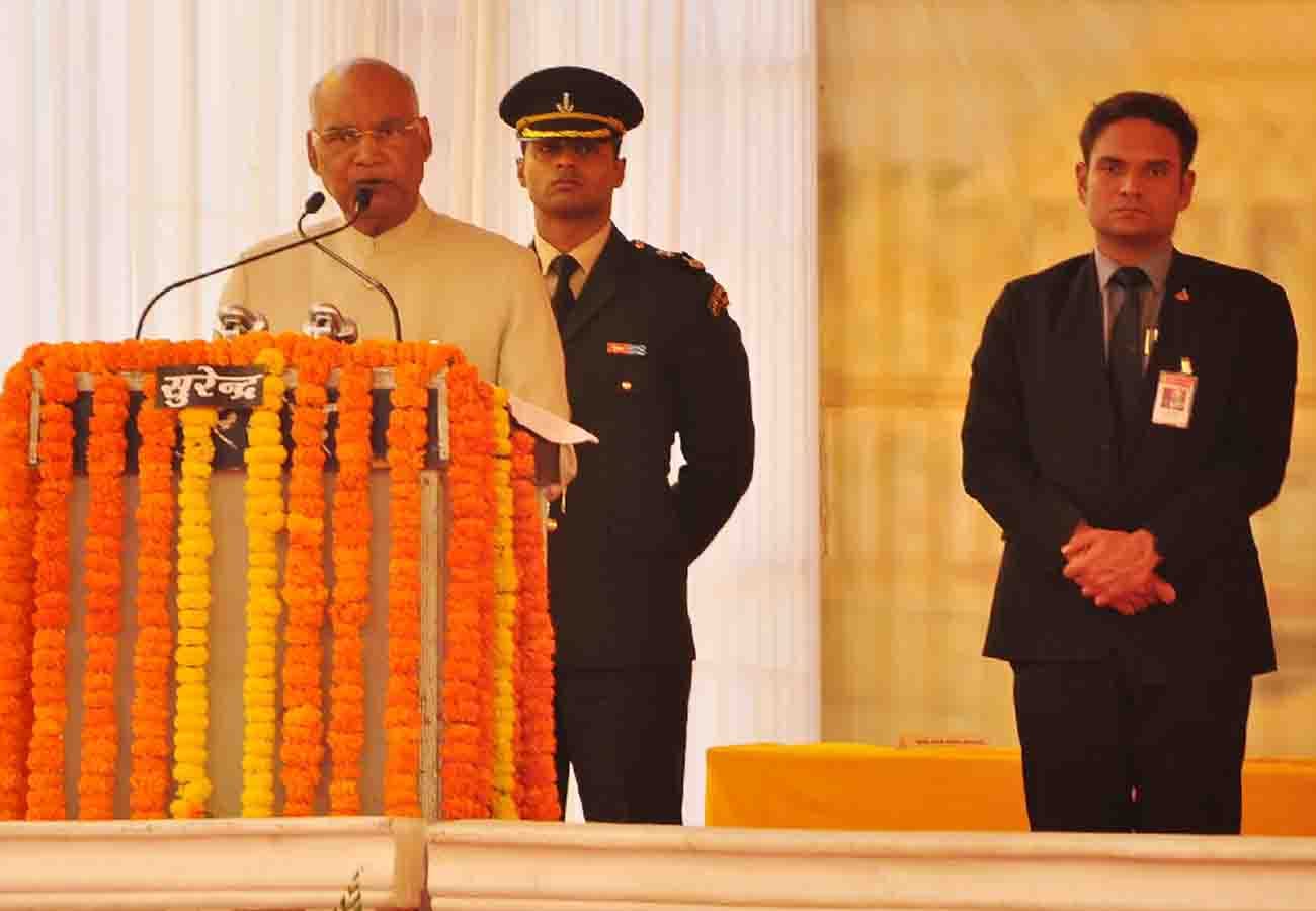 Unveiling the statue of Atal ji, President said, good time has passed quickly