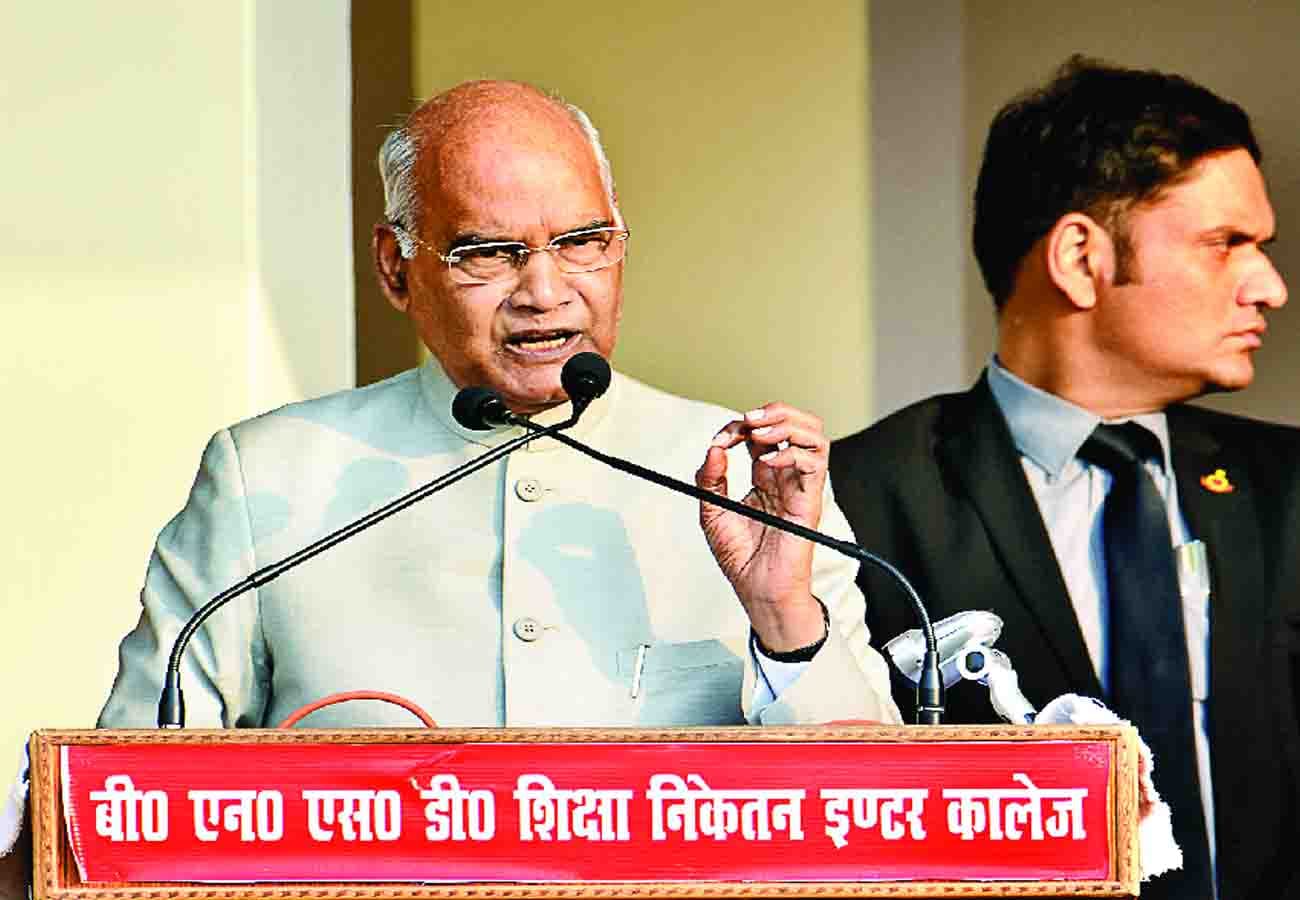 Unveiling the statue of Atal ji, President said, good time has passed quickly