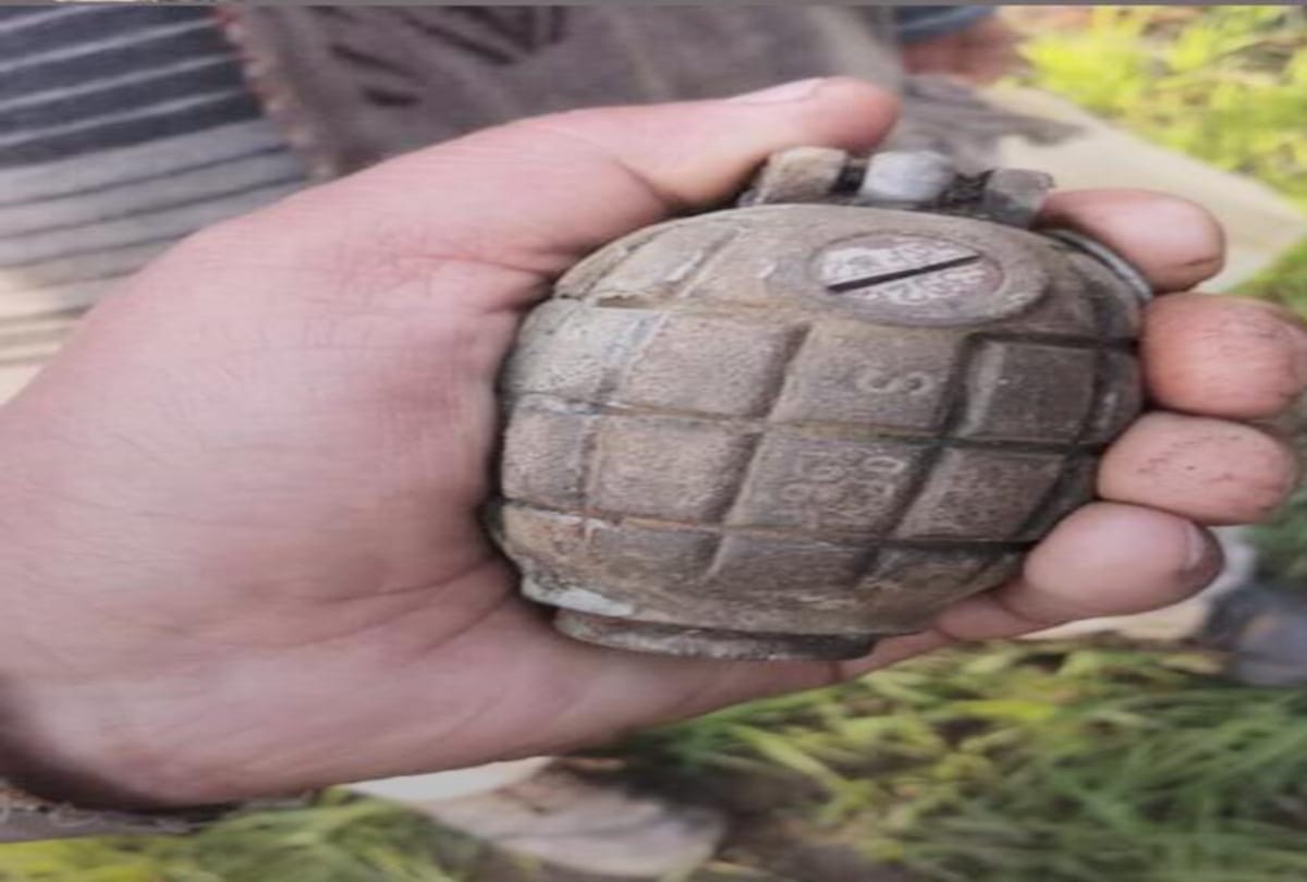 hand grenade found on the banks of the Ravi river chamba himachal