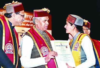 hptu himachal convocation presidised over governor acharya devvart