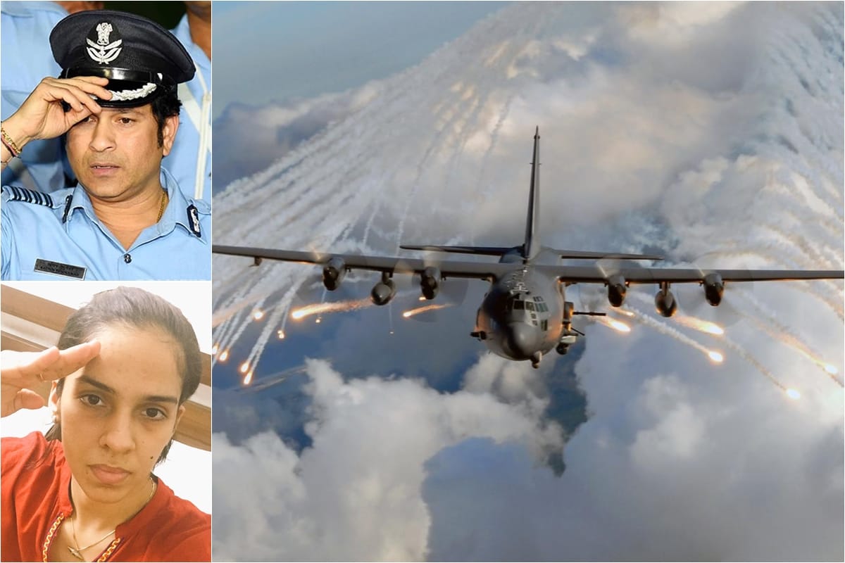 sports celebrities praised surgical strike of indian air force