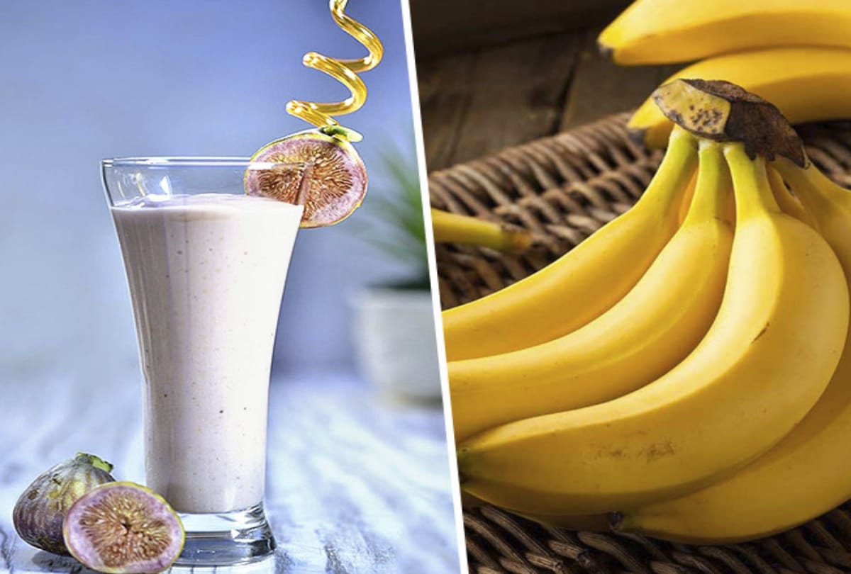 know easy recipe of banana anjeer smoothie