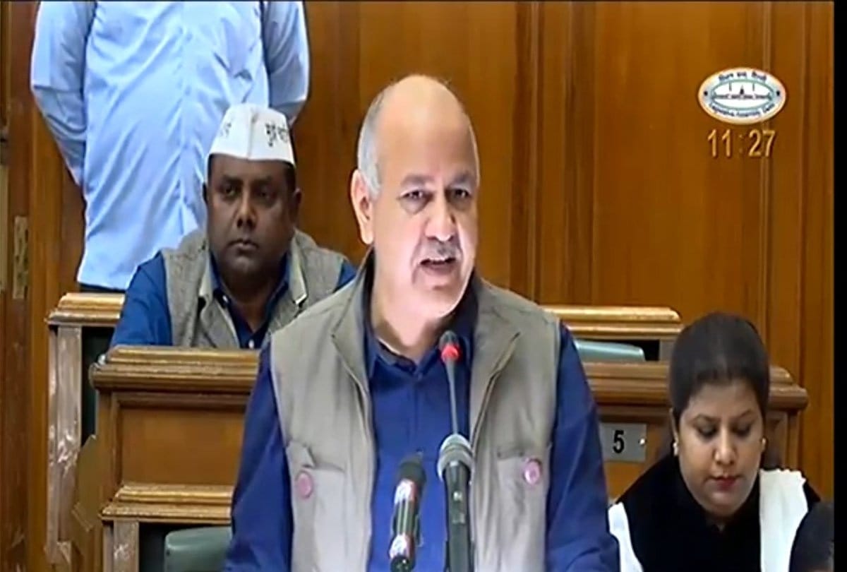 delhi budget 2019 live manish sisodia present in delhi assembly all important points