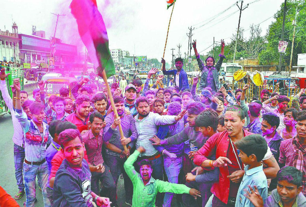 people celebrations after Indian Air Force surgical strike in Pok