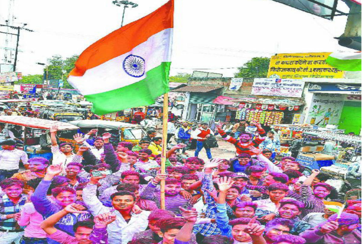 people celebrations after Indian Air Force surgical strike in Pok
