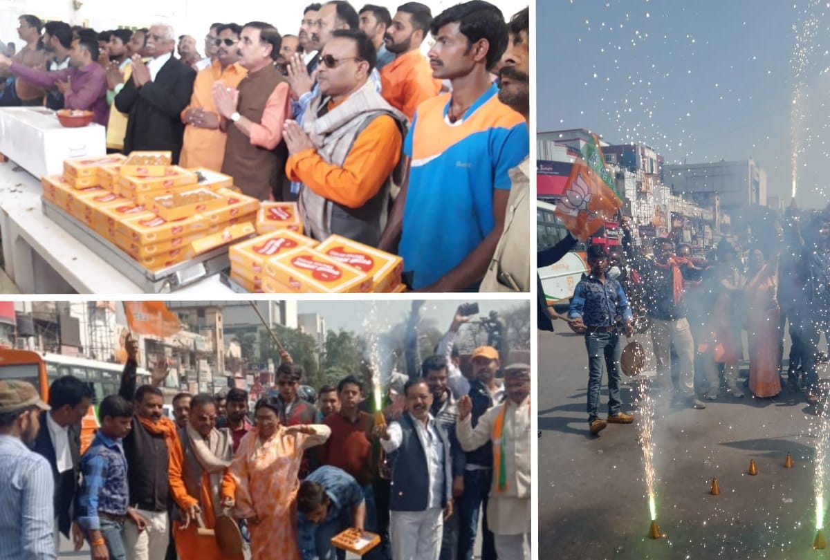 after air strike in pok country india celebrate in different style some dance some offer laddoo