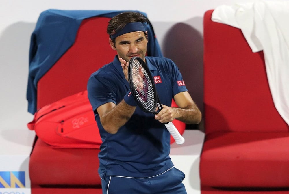 Roger Federer enters in dubai open 2019 to defeats Borna Coric 6-2, 6-2 in semifinals 