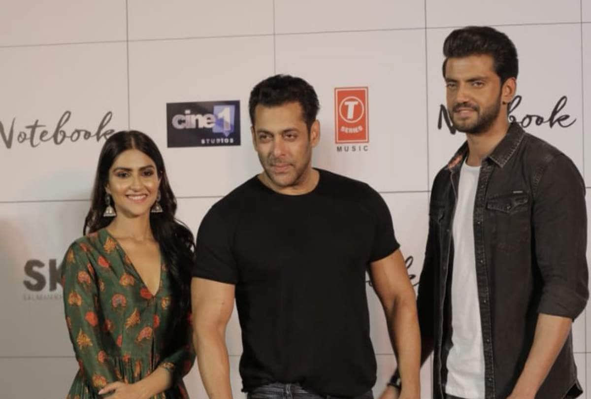 salman khan film notebook actor zaheer iqbal helps a kashmir child
