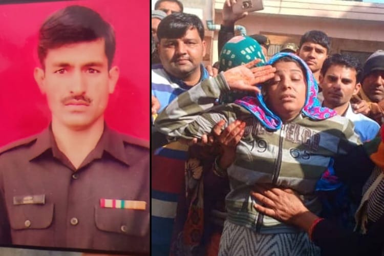 Haryana Sepoy Sombir Kadiaan Funeral, Who Died in Kulgam Encounter with Militants