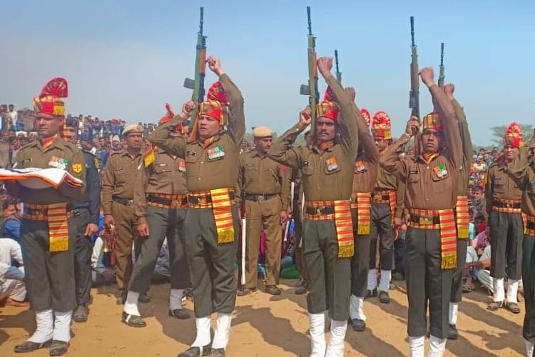 Haryana Sepoy Sombir Kadiaan Funeral, Who Died in Kulgam Encounter with Militants