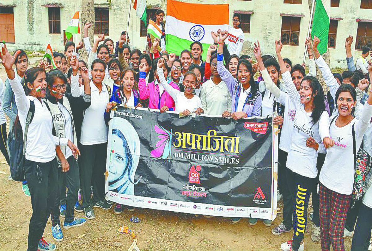 Aparajita 100 Million Smiles girls salutes india air force
