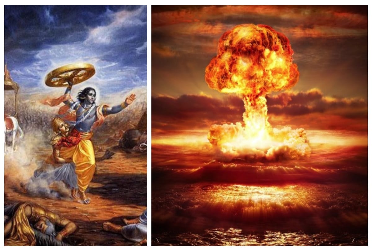 First atom bomb used in Mahabharata its proven