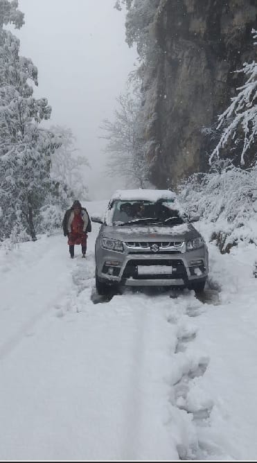 snowfall effects the transport in bageshwar district