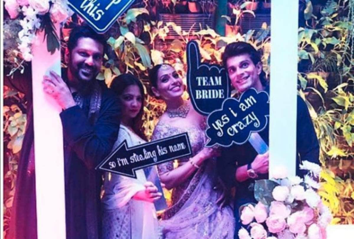 bipasha basu sister vijayeta basu wedding reception photos viral karan singh grover also there