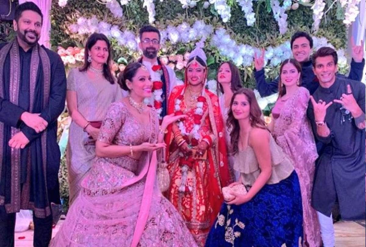 bipasha basu sister vijayeta basu wedding reception photos viral karan singh grover also there