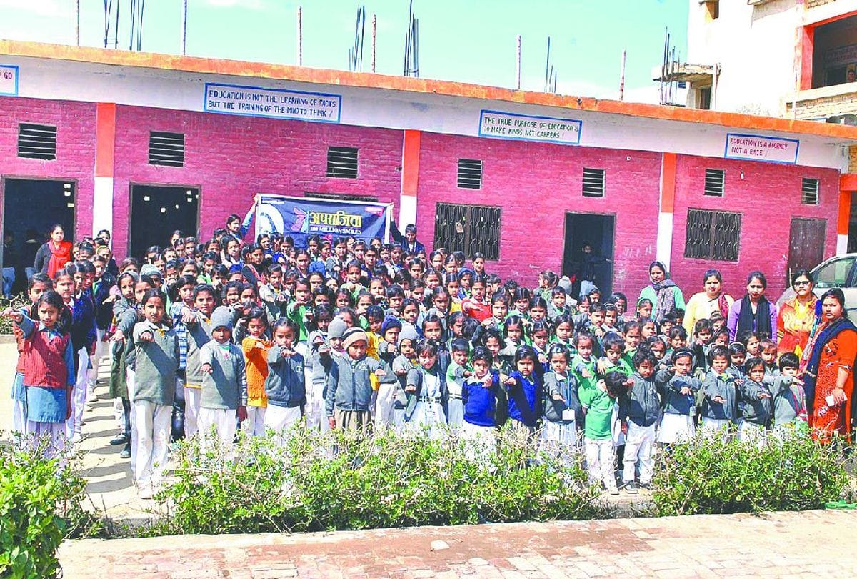 Aparajita 100 Million Smiles girls salutes india air force