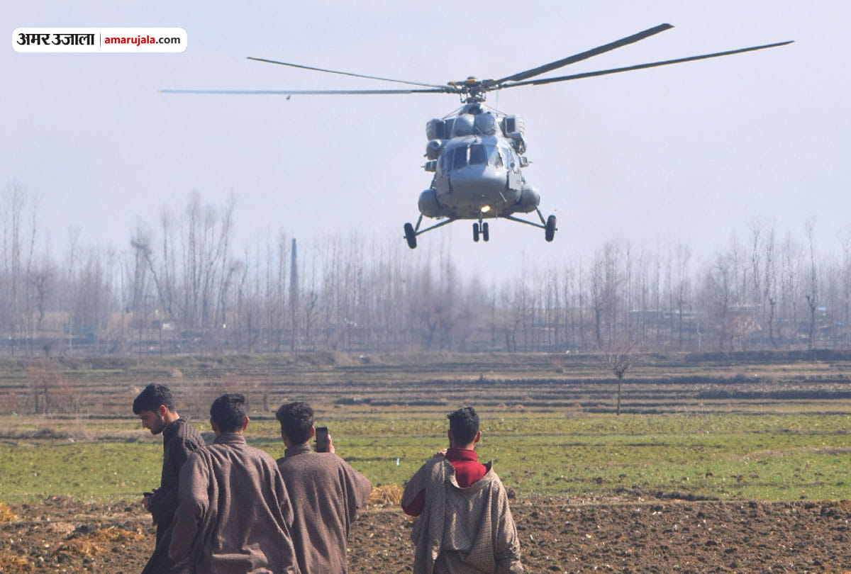 photos of badgam jammu kashmir mi-17 helicopter crash