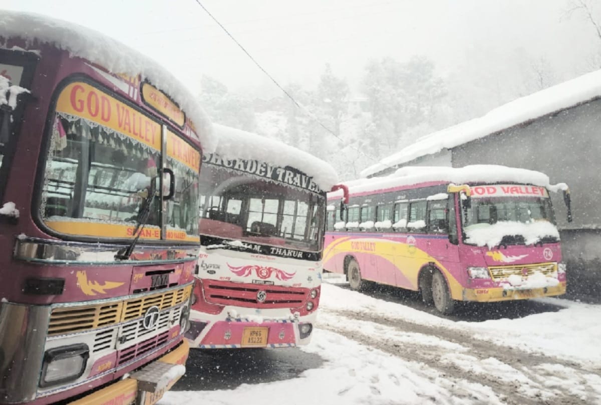 heavy snowfall recorded in himachal including shimla city